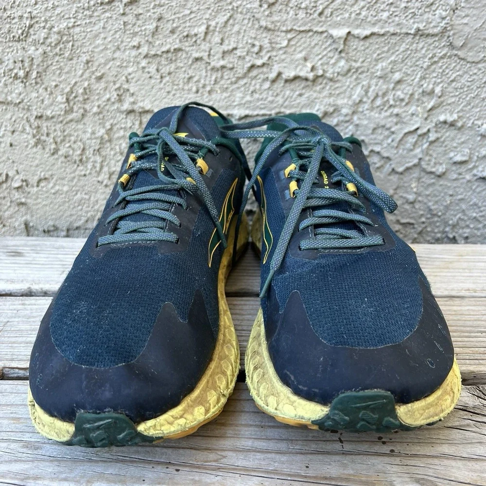 ALTRA Shoes Men Size 15 Outroad 2 Trail Running Shoes, Blue/Yellow